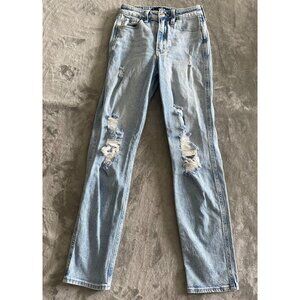 Hollister‎ Women's Ultra High-Rise Mom Jean Waist 24 Length 27